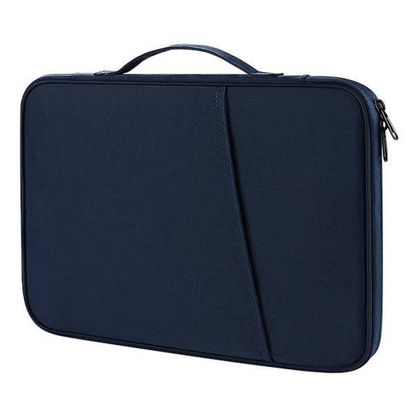 Nylon Laptop Taske Computer Taske, Vandafvisende 360° Beskyttende Slank Aktetaske