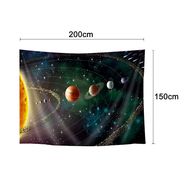 Galaxyvävnad Stjärnhimmelvävnad Universum Rymdvävnad Väggbonad Psykedelisk Vävnad Mystisk Nebulosa Stjärnor Väggbonad för Vardagsrum