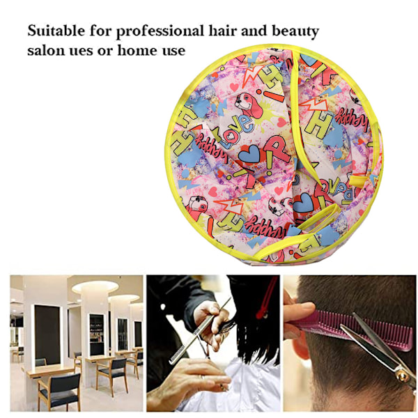 Børne Hårklippeskåbe Sammenklappelig Hårklippeskåbe Velegnet til Hjem eller Salon Stylist Hårklip
