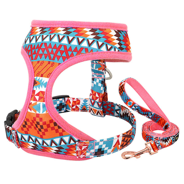Pet Patterns Pehmeä ja Mukava Hyvin Tehty Syvä Kukallinen Ei Vedä Verkko Koiranpentu Koiran Valjaat Liivi, Säädettävät Valjaat Koirien ja Kissojen