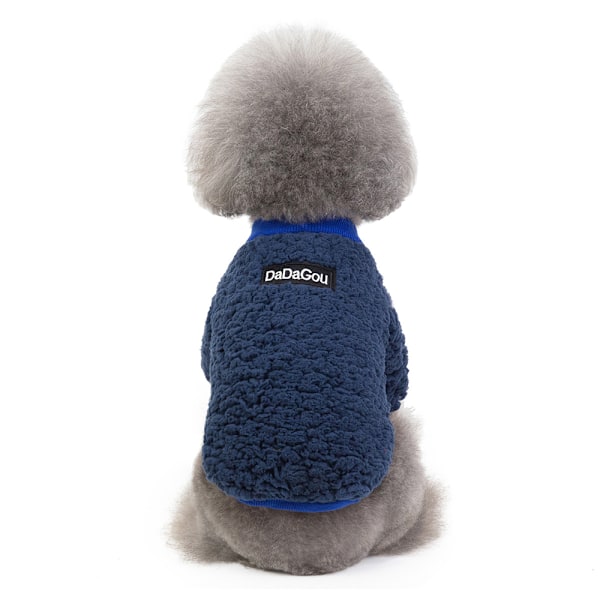 Tyk tykkelse to-ben flanel hund mode sweater hund kat tøj