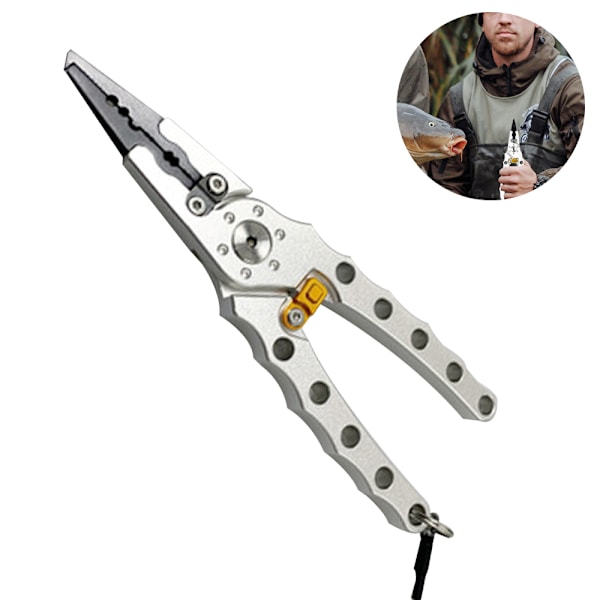 1 st Fiske Tång Verktyg, Fiske Verktyg Set, Bärbar Fiske Tång & Fisk Grepp Set Läpp Grepp Grip Kroken Avlägsnare Verktyg för Sportfiskare