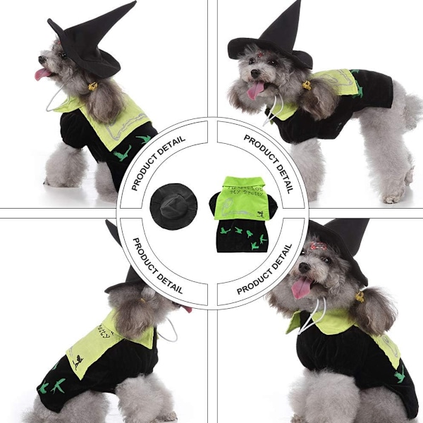 Hundekostume Sjove Kæledyrs Halloween Kostumer, Julegave Til Kæledyr Hundekostume Halloween Skøre Kæledyrs Klædningskostume