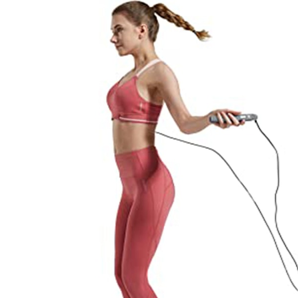 Smart Springtov for Fitness, Vægtløs Hurtig Springtov, Justerbar Længde