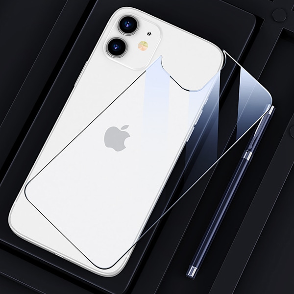 Passer til iPhone 14 Pro bagcover hærdet glas 0,3 mm