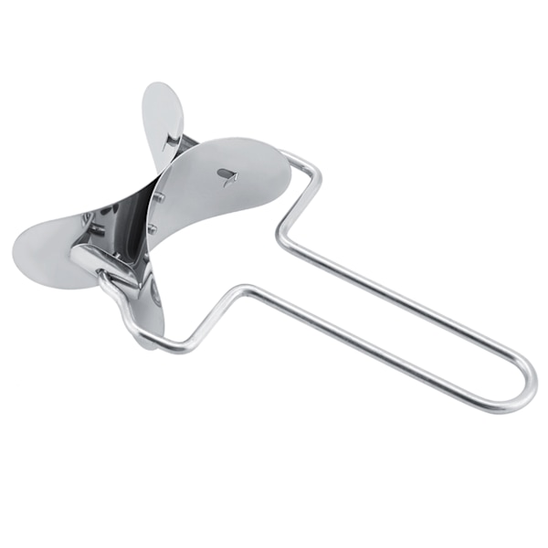 Rustfrit Stål Dumpling Wrapper Dej Cutter Cirkel Rulle