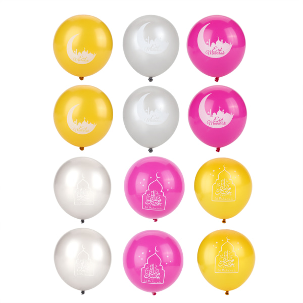 12st Bright Color Latex Ballonger Heminredningsdekorationer för