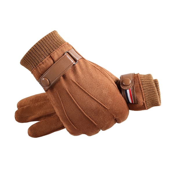 Mockahansker herre Bru Bru Brun one size