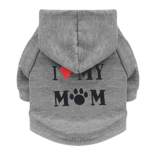 Koiran T-paita I Love My Mom Koiran T-paita Pienille Koirien Vaatteille, Pienille Keskikokoisille Suurille Koirien Kissat Poika Tyttö