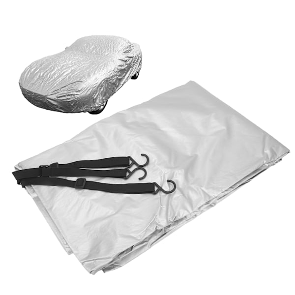 Silver Hel Bilöverdrag Vattentätt UV-Skydd Andningsbart Exteriörtillbehör Ersättning för Mazda MX‑5 2009‑2015