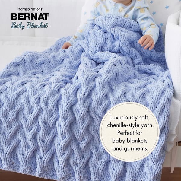 ® Blanket™ #6 Super Chunky Polyestergarn, Mellow Yellow 300g, 201 meter (4-pack)
