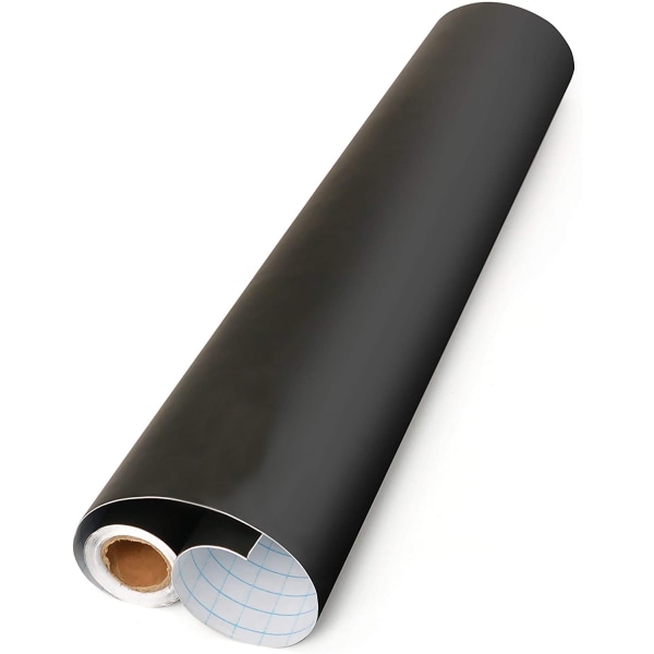 Tavlafilm svart 200 cm rulle - självhäftande - 45 cm bred