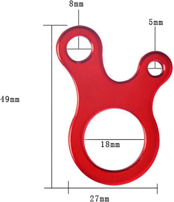 12 Stykker Tovstrammere, 3-Huls Aluminiumslegering Guyline Teltline[TT]