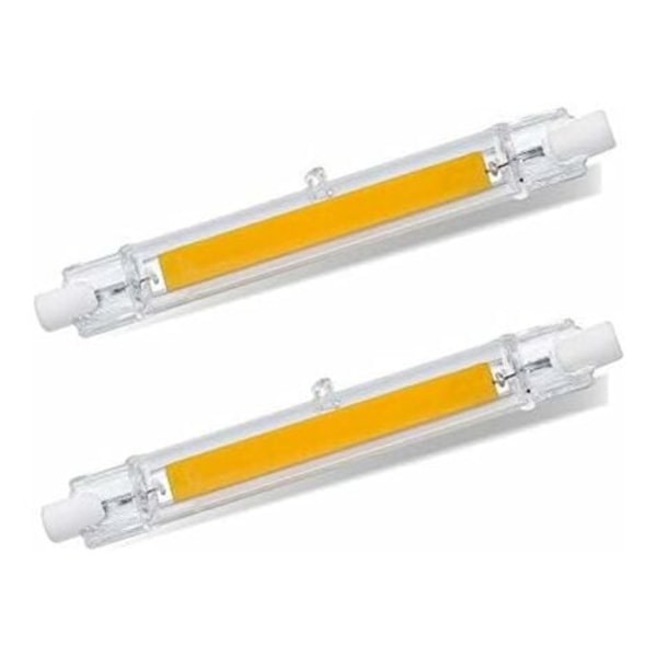 R7S 189mm LED 15W Varmvit 3000K, 500LM, R7S J78 COB LED Linjär Byt ut halogenpenna 40W 50W, R7S LED-lampa 189mm Slim för Miniprojektor/Vägg