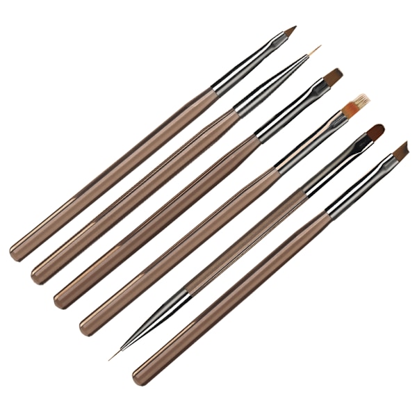 Nagelkonstborste Set, Nagelgellackmålning Pensel Ritpenna, för Manikyr Salong DIY Hemma