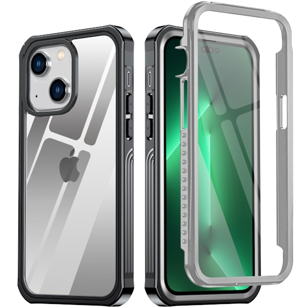 Shockproof Defence, Stötdämpande skal, Black, iPhone 14 (6.1) Black iPhone 14 (6.1)