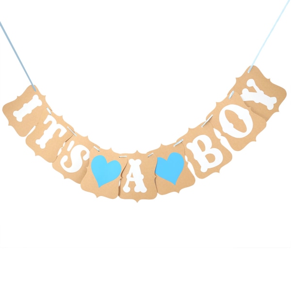 Banner för babyshower och födelsedagsfest