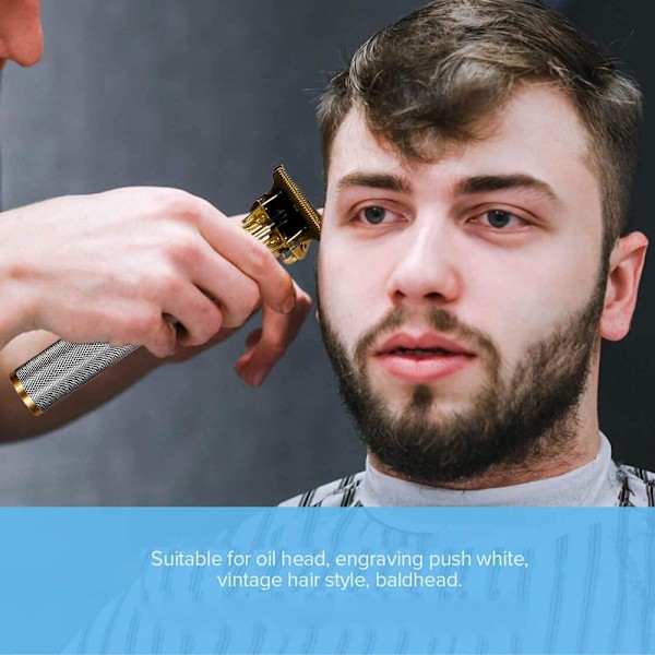 Hårklippar för Män Professionell t-bladtrimmer, för hårsnitt, bärbar hårtrimmer