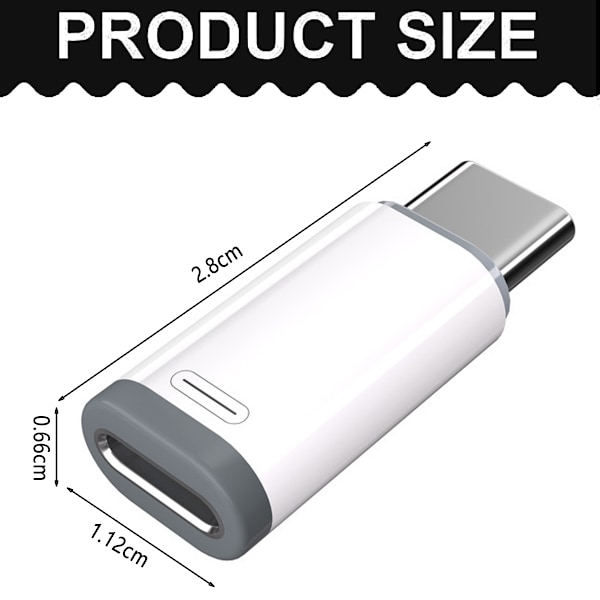 INF Lightning til USB-C Konverter – Enkel, Smidig, Effektiv