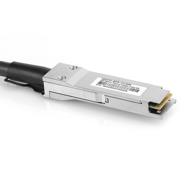Direktansluten Kabelserver Datakabel Enkanals QSFP Höghastighets 40G för Lenovo / HP 1 meter