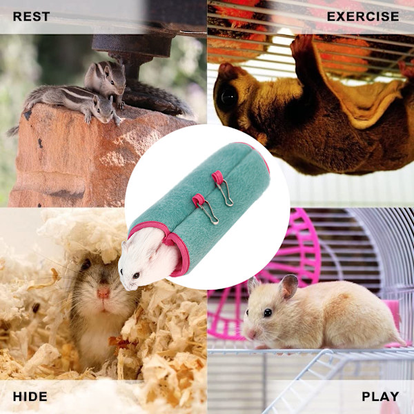 Mini hamster säng sovande bo litet husdjurssäng mini hus bur