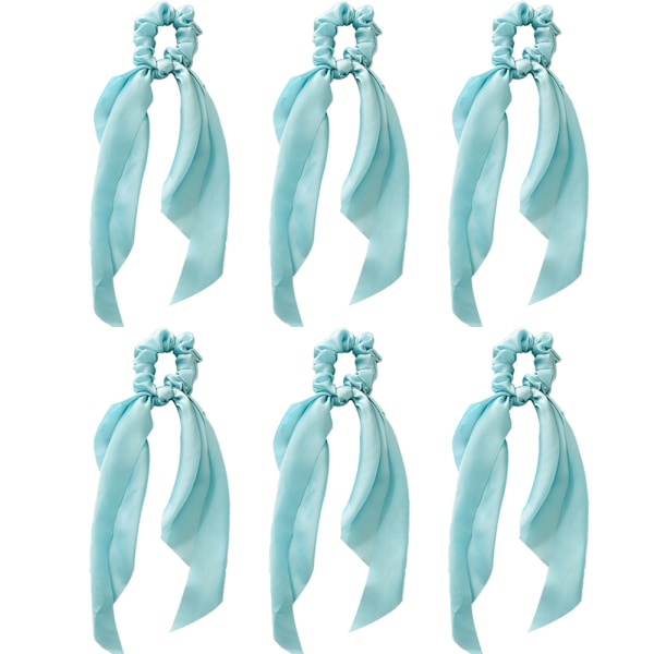 Hårbånd til kvinder - Store Silke Satin Scrunchies Elastiske Hårtilbehør Bløde Store Scrunchies