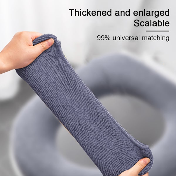 Kotitalouksien WC-istuimen pehmuste, joka sopii kaikkiin vuodenaikoihin ja jossa on kahva blue