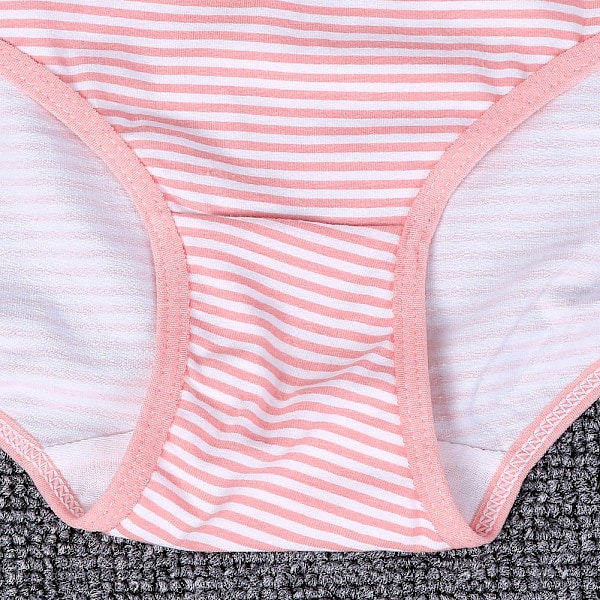 Justerbara Graviditetsunderkläder med Hög Midja, Bomullsunderkläder för Gravida Kvinnor (Orange XXL)