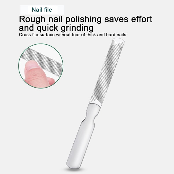 Manikyrset Personlig Vård Nagelklippare Kit Lyx Manikyr 8 I 1 Pedikyr Set Skötselset Present För Män Nagelsvård