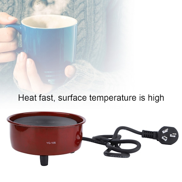 Mini Portable Electric Multifunctional Home Heater Stove Hot Plate AU Plug 220V (Red)