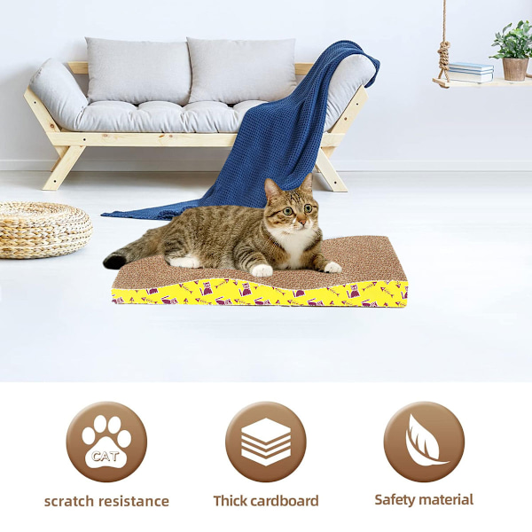 Katt Repbräda Kartong Katt Repdyna med Premium Reptexturer Design Hållbar Katt Repdyna Vändbar