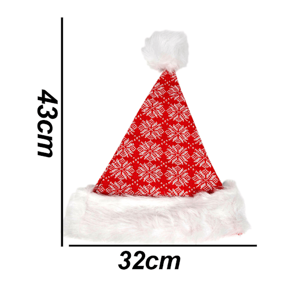 Christmas Hat, Xmas Hat Holiday Unisex Santa Hat For Party