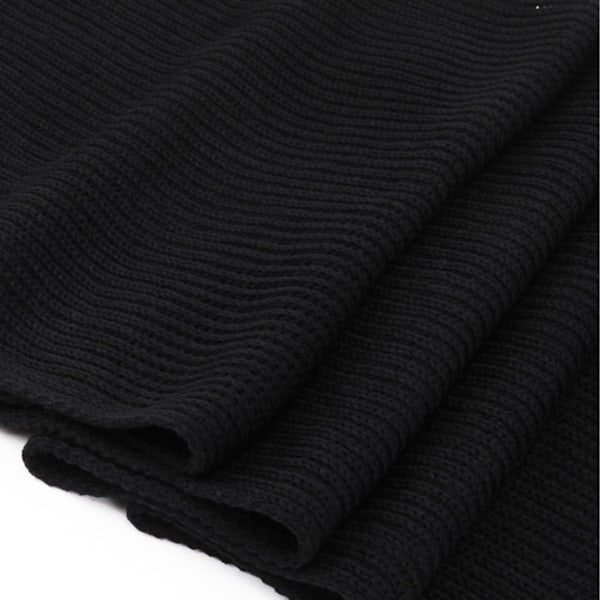 Vinterstrikket varm lue, skjerf og hansker for kvinner - Beanie + langt skjerf + berøringsskjermhansker - Hodeskalleluer, hals skjerf for kvinner og menn