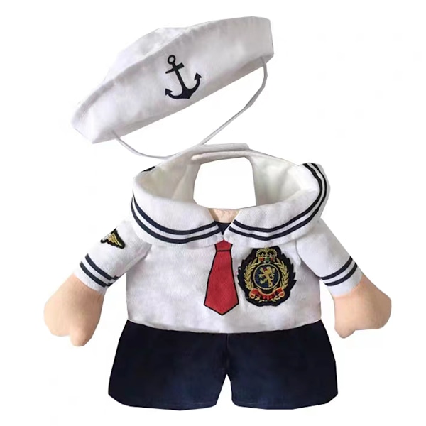 Kostumeudstyr med Hat til Hund og Kat Halloween Kostumer til Fest Jul Særlige Begivenheder Kostume Uniform med Hat Sjov Kæledyr