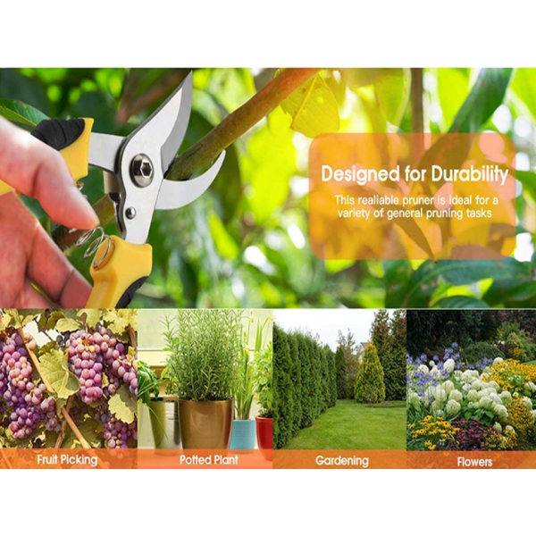 Trädgårdssax, bypass beskärningssax, trädgårdsbeskärningsverktyg med