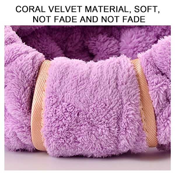 4-pak Mikrofiber Pandebånd Spa Ansigtspandebånd Makeup Pandebånd Elastisk Terry Klud Hovedbind til Kvinder Piger Vask Ansigt Makeup Brusebad Yoga Sport