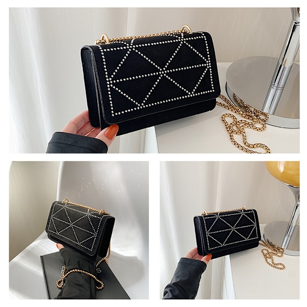 Kvinders Crossbody Tasker Mode Kæde Tasker Klassisk Afslappet Clutch Skuldertasker