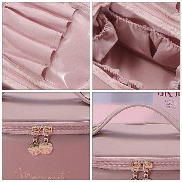 Stor Kosmetik Taske til Rejser - Makeup Organizer - Toilettaske