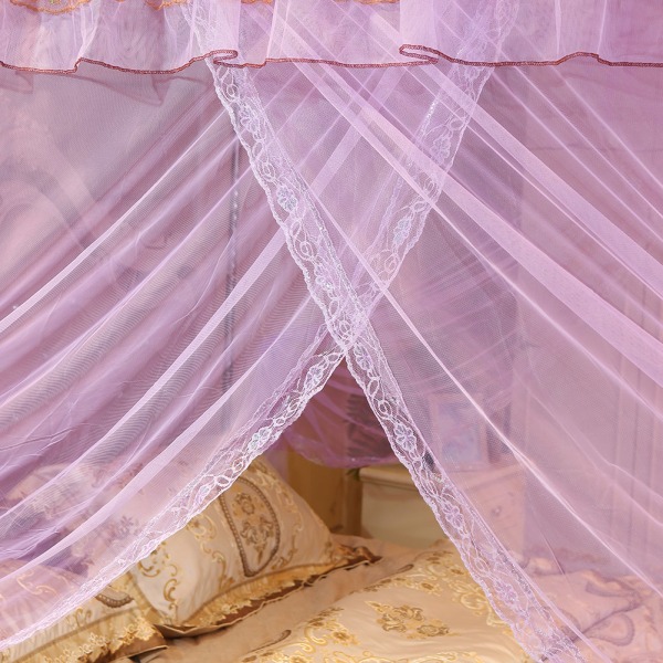Lyx Princess Four Corner Post Bed Gardin Canopy Netting