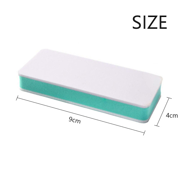 Nagelkonst Sandpapper Filar Svamp Dubbelsidig Poleringsbuffer Tips Manikyr Pedikyr Verktyg