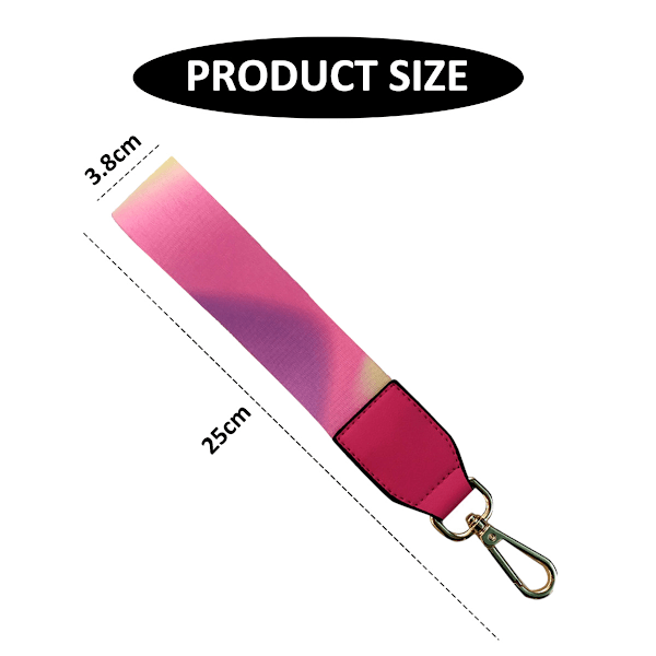 Wristlet Nøglering, Håndledsrem Nøglering, Bilnøglering Håndrem, Mobiltelefon Nøglering Holder