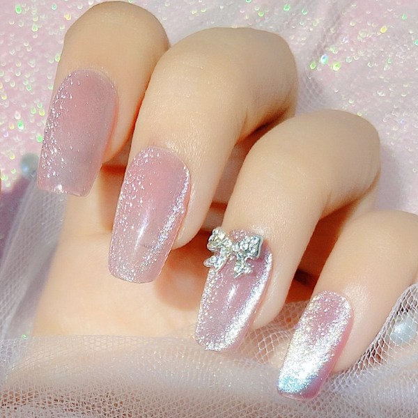 50 st Bowknot Nagel Legering Strass för Naglar Fluga Nagel Kristaller Naglar Juveler Strass Nagelkonst Stenar Set