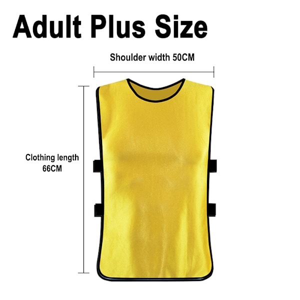 6 Pack Pinnies Vests Practice Jersey for Soccer Training Vest