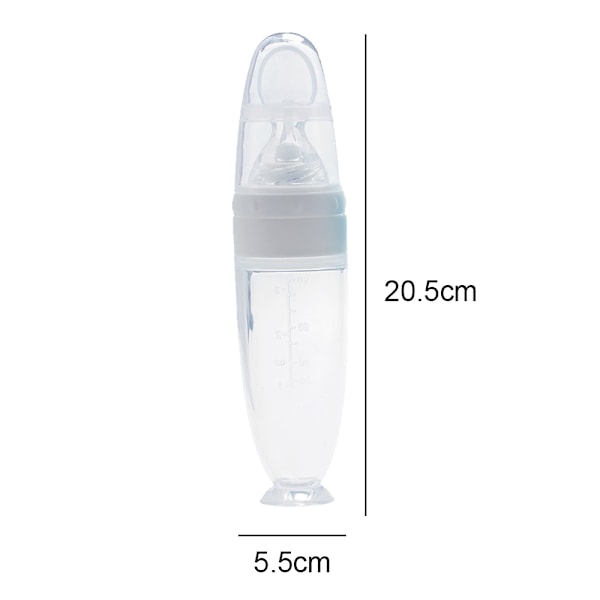 Squeeze Frisk Fruktmater | Kornmatingsflaske for Pure, Fast Mat, Smoothie