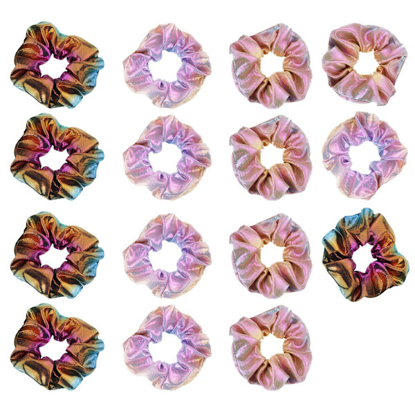 Hår Scrunchies Elastikker til Hår, 15 stk Hestehale Hår Scrunchy, til Kvinder og Piger