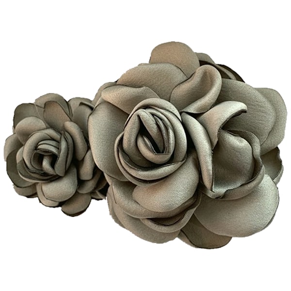 Plast hårklämma med blommönster - Hårklämmor, hårspännen, klämmor, twist-bun-hållare