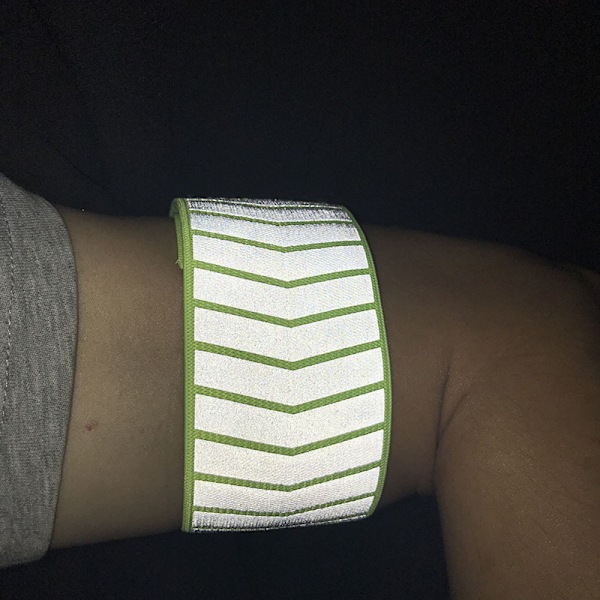 Reflekterande armband för utomhussporter, nattcykling och löpning, anti-stråle bälte handledsrem - för arm/handled/ben, för kvinnor män, säkerhetsreflekterande