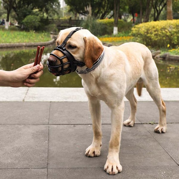 Hundemundkurve, Hundemundkurv til små, mellemstore og store hunde, forhindrer tygning og bid