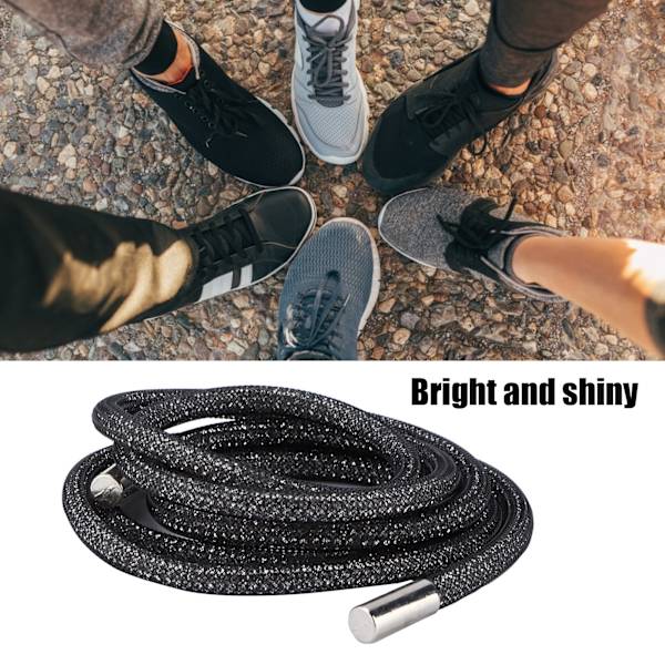 Rhinestone-band 6mm Bredd Glittrande Dekorativ Snöre Trim Tillbehör för Skor Kläder Svart Nät Vit Rhinestones 138cm Längd