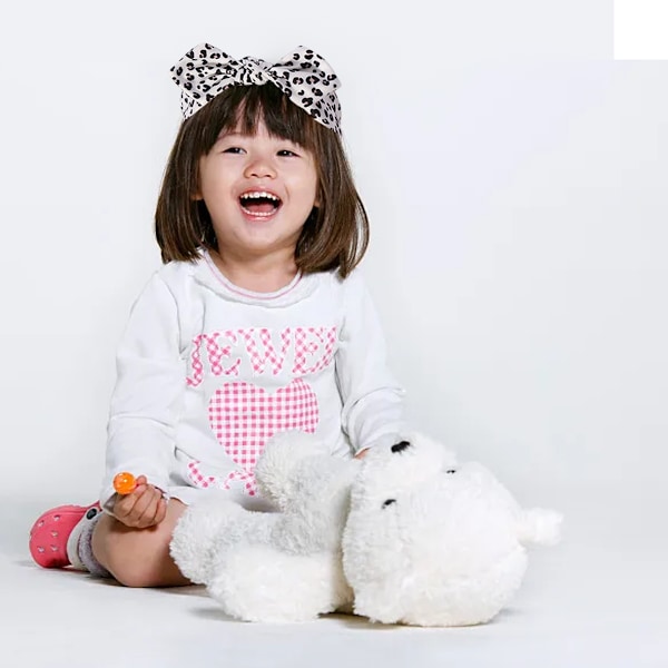3 stk. Baby Donut Styling Hårbånd Hårbånd Hårbue Elastikker til Baby Piger Nyfødt Spædbarn Småbørn Børn